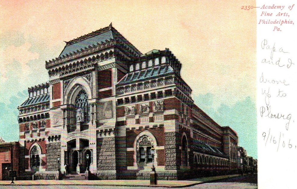 Academy Of Fine Arts Philadelphia PA Pennsylvania Unposted Postcard-image