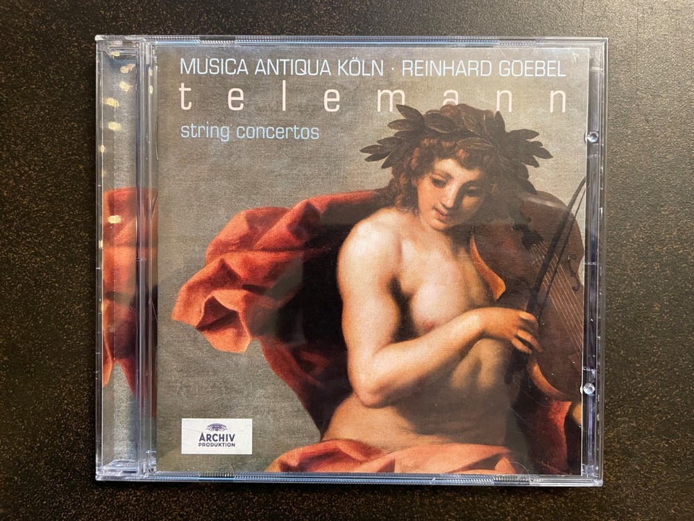 Telemann – String Concertos (Musica Antiqua Köln, Reinhard Goebel, Archiv Produk