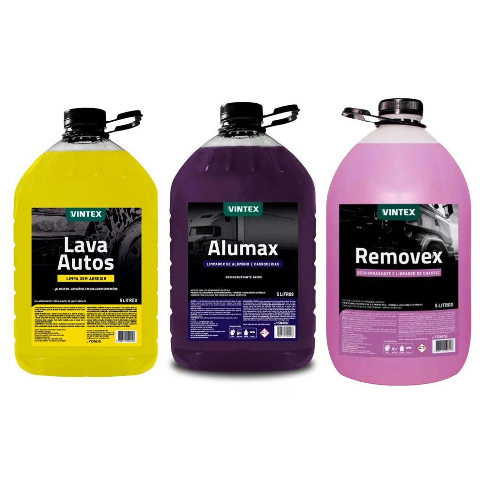 Alumax + Removex + Lava Autos Car Automotive Maintenance Kit Vonixx Vintex