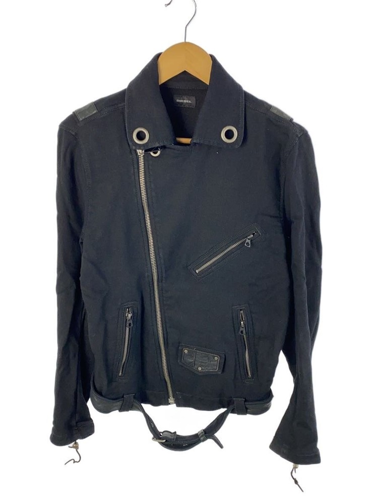 Diesel Double Riders Jacket/S/Cotton/Blk 11901