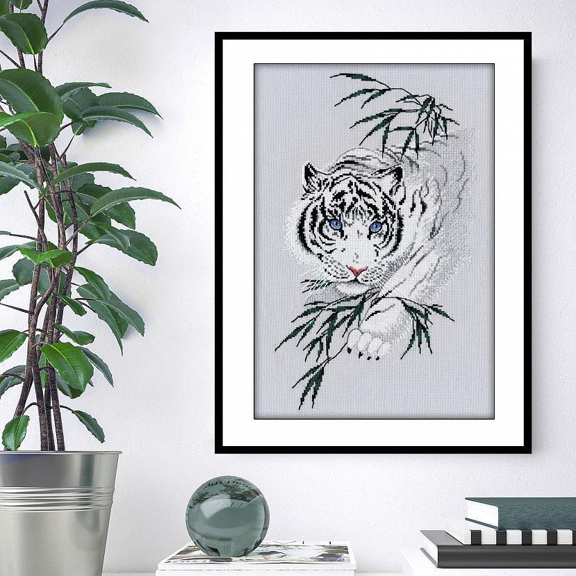 White Tiger 1438 Oven Counted Cross Stitch Kit