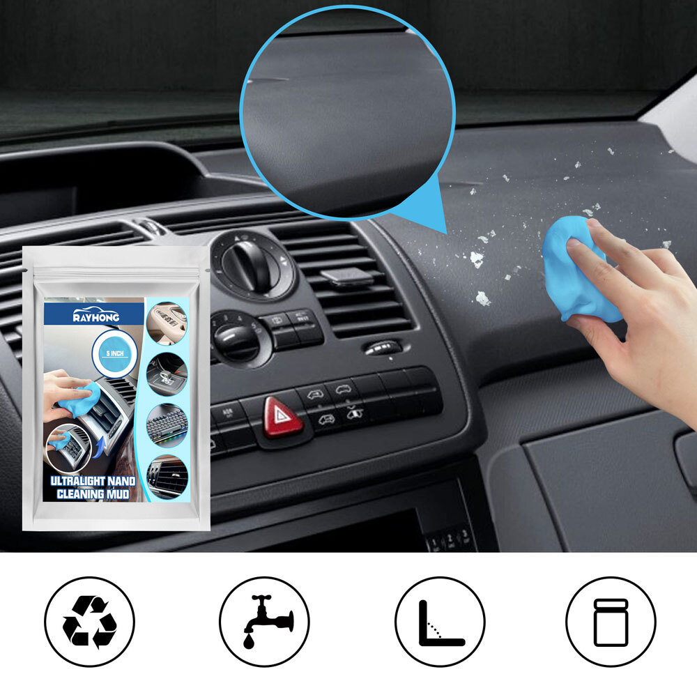 2PC Reusable Car & Keyboard Cleaning Gel for Air Vents & Devices