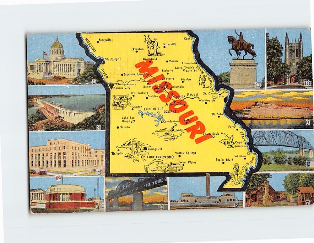 Postcard Missouri USA