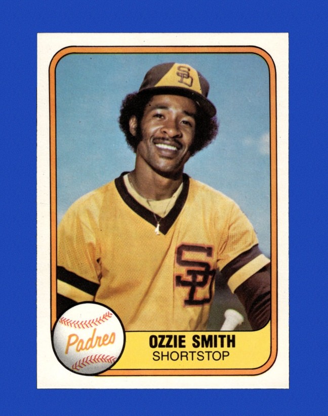 1981 Fleer Set-Break #488 Ozzie Smith EX-EXMINT *GMCARDS*Consign with Greg Morris Cards