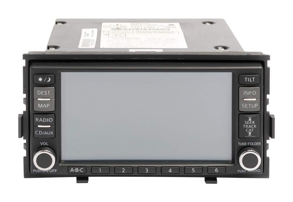 2008-2009 Nissan Altima AM FM Radio Navigation w 6 Disc CD MP3 Player 25915JA00B