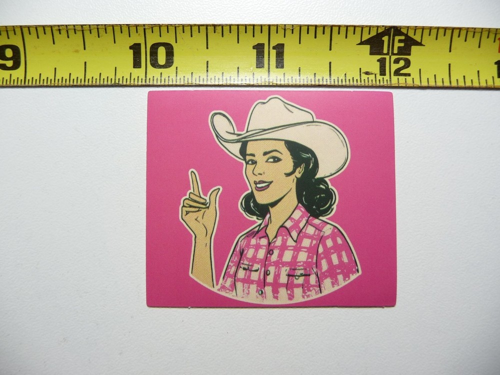 Cowgirl Hat Country Western Sticker Decal Western Theme