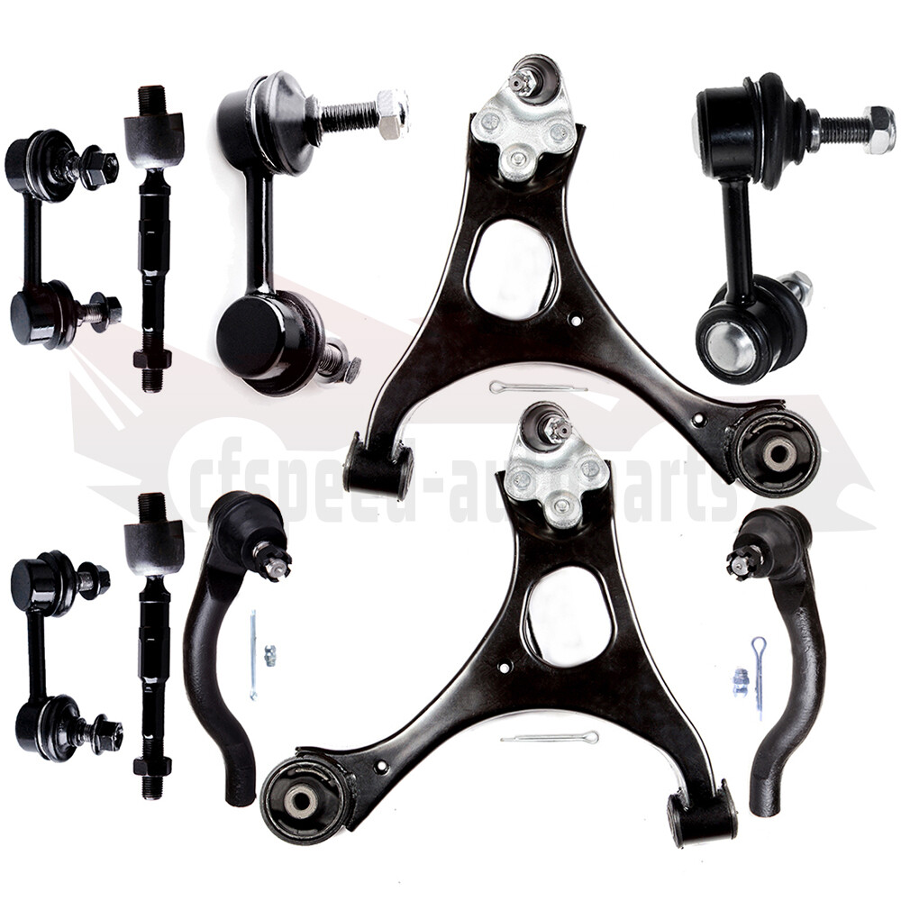 10PCS Sway Bar Tie Rod Control Arm Suspension Kit 2006-11 Honda Civic