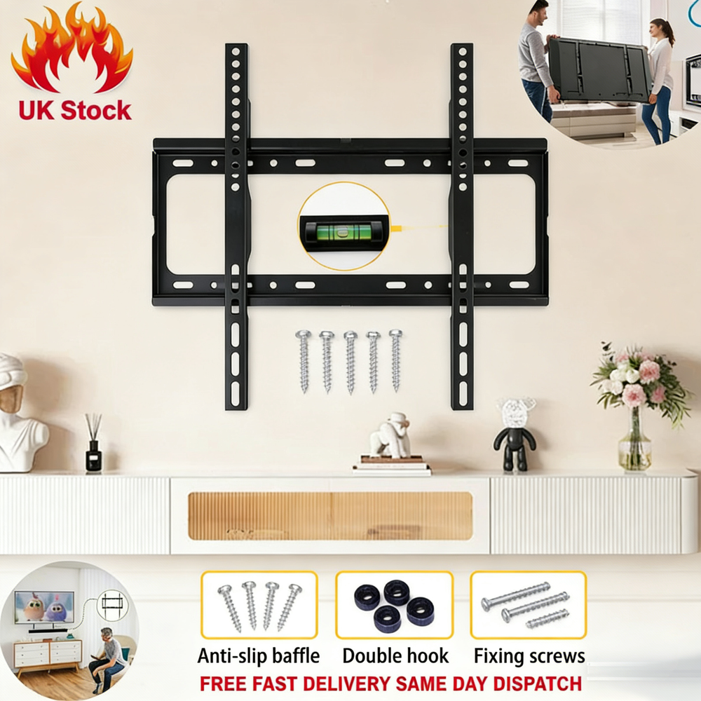 TV WALL MOUNT Fixed Full Motion BRACKET VESA 14 22 32 40 42 50 55 60 65 70 75 80