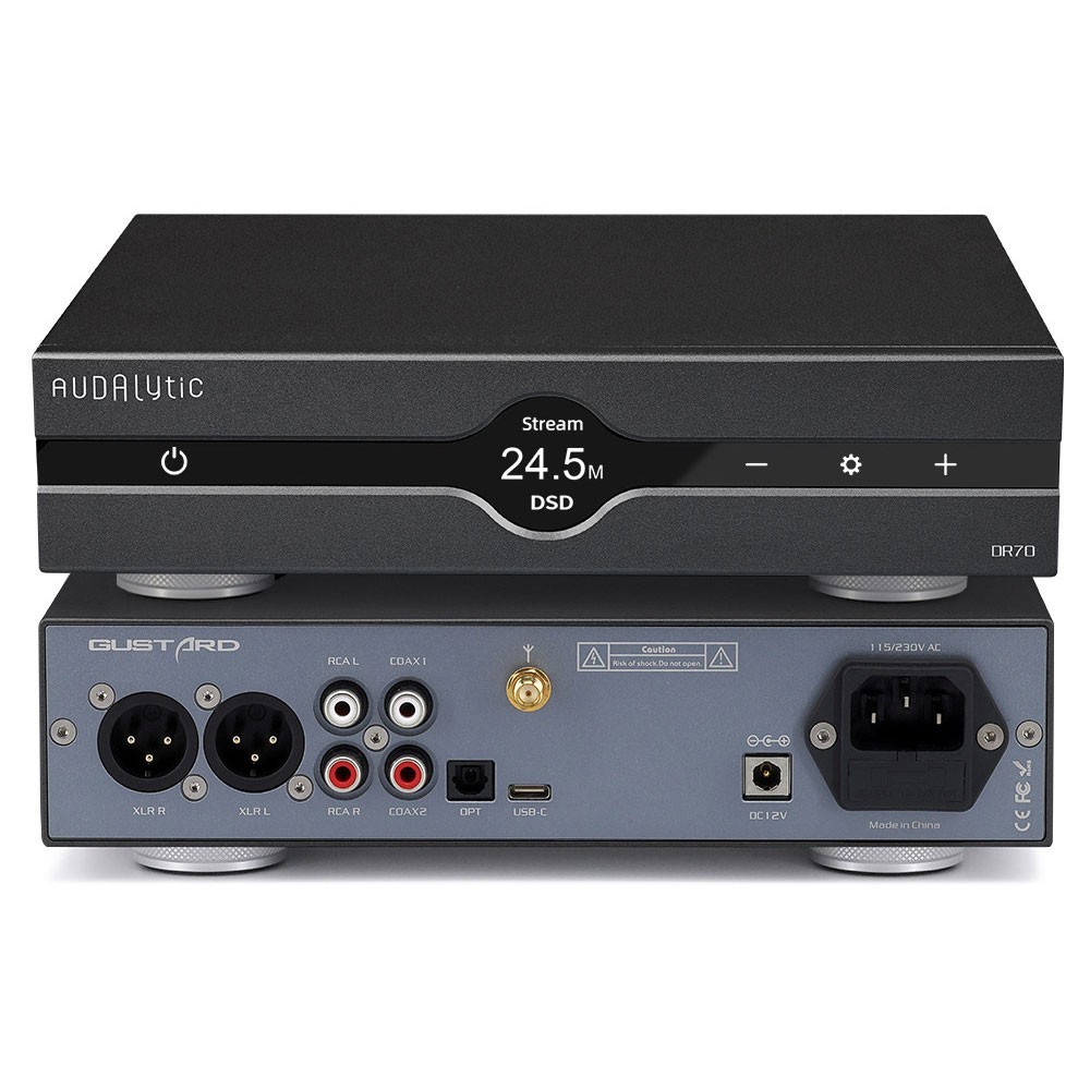 Audalytic DAC-DR70 Streaming Decoder DSD512 Bluetooth Discrete R2R Streaming DAC