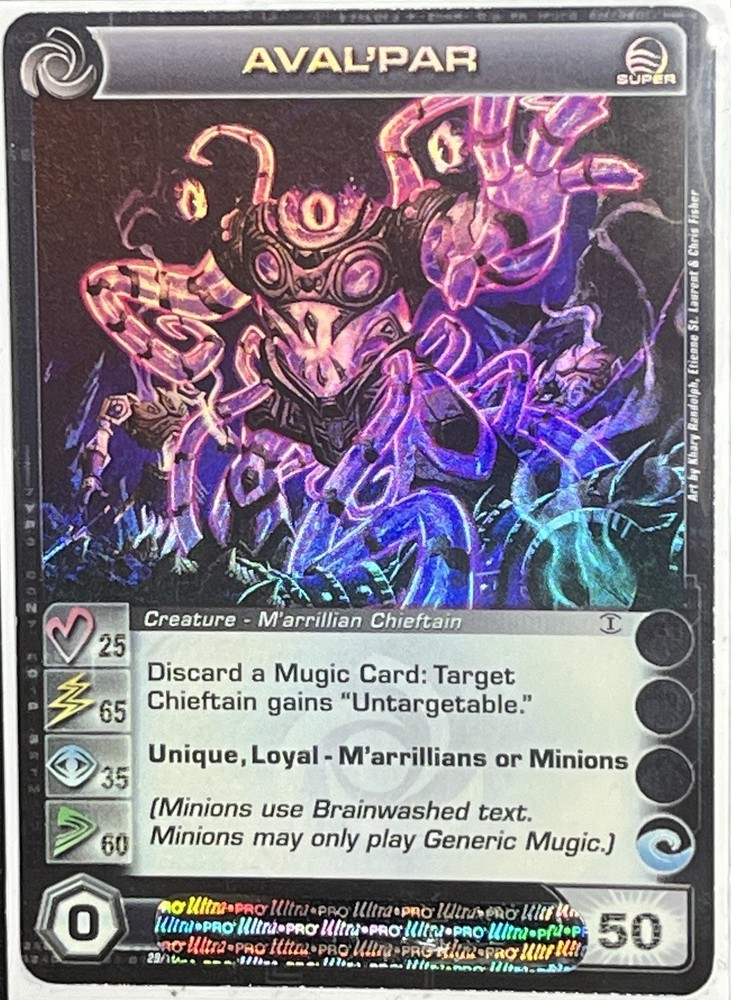 LP Chaotic Aval'par Turn of the Tide Super Rare M'arrillian Mid E