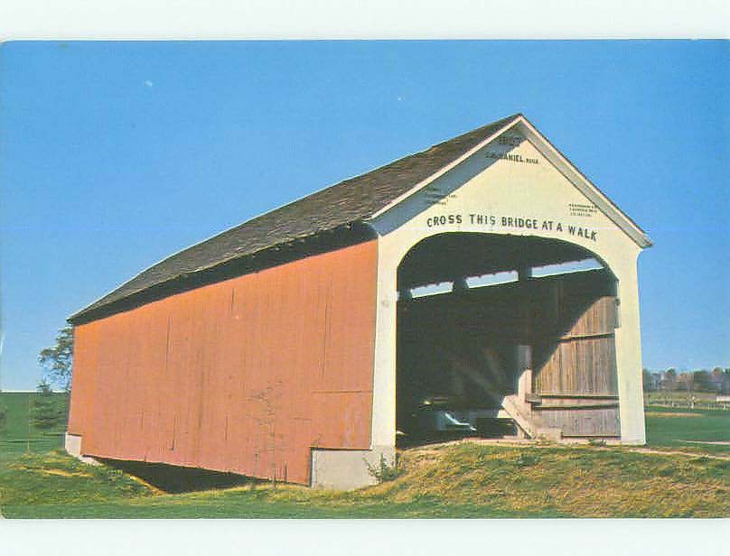 Unused Pre-1980 BRIDGE SCENE Catlin Indiana IN  HQ9092