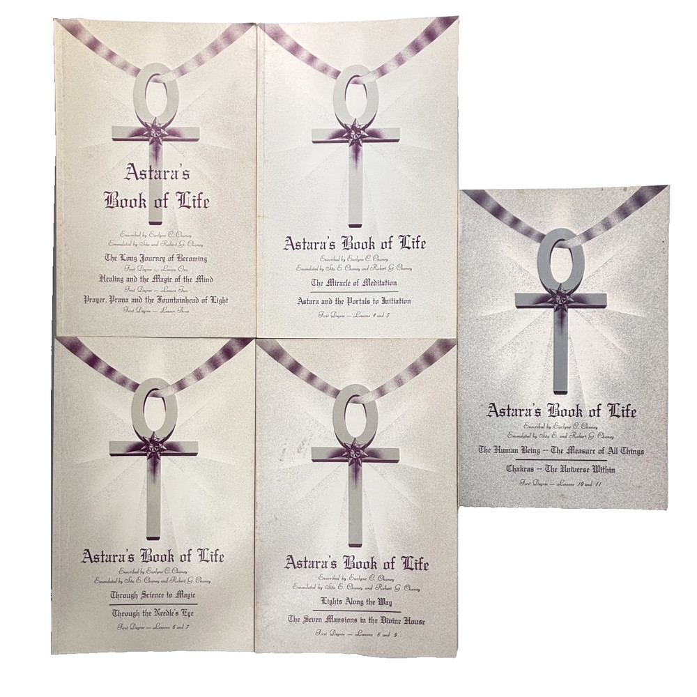 Astara's Book of Life - First Degree Lessons 1 to 11 Earlyne Chaney - 5 PB Books