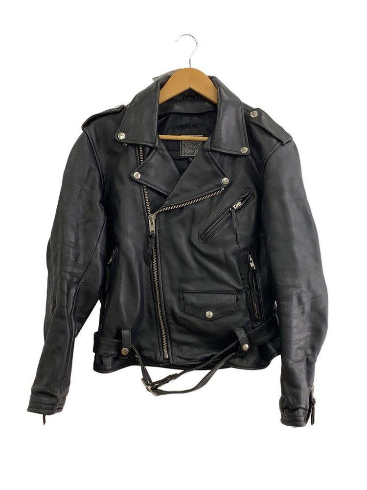 Kadoya Double Riders Jacket/L/Leather/Blk/Kpxtm3-350// 3480