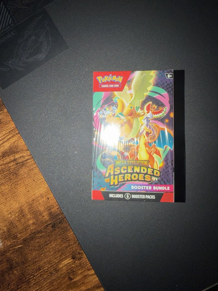 Pokemon TCG Mega Evolution Ascended Heroes Booster Bundle Sealed Box Fast