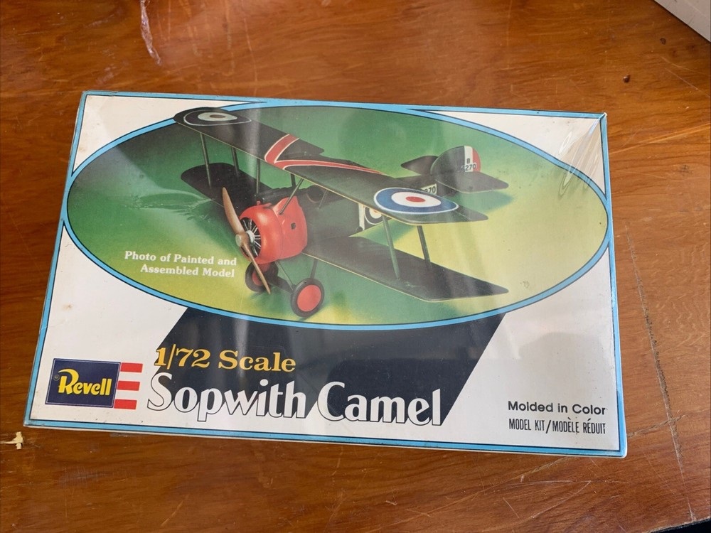 1/72 Revell Sopwith Camel Biplane Plastic Model Kit H-51  