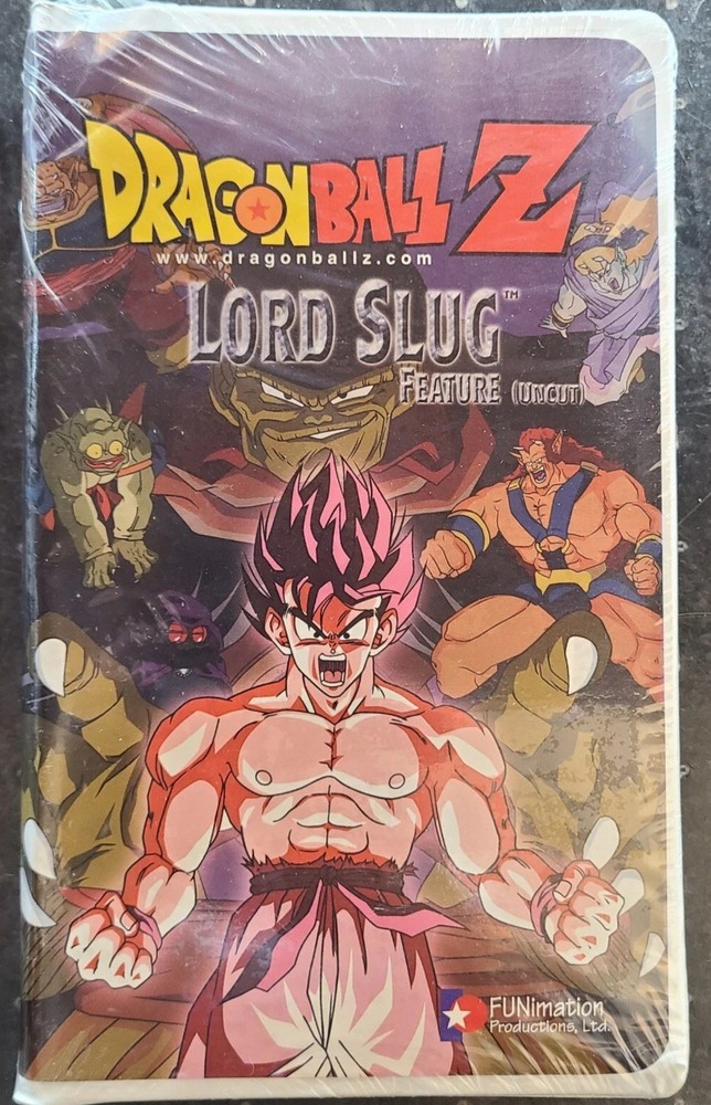 Dragon Ball Z Lord Slug Uncut VHS FUNimation Anime Movie New Dragonball Sealed