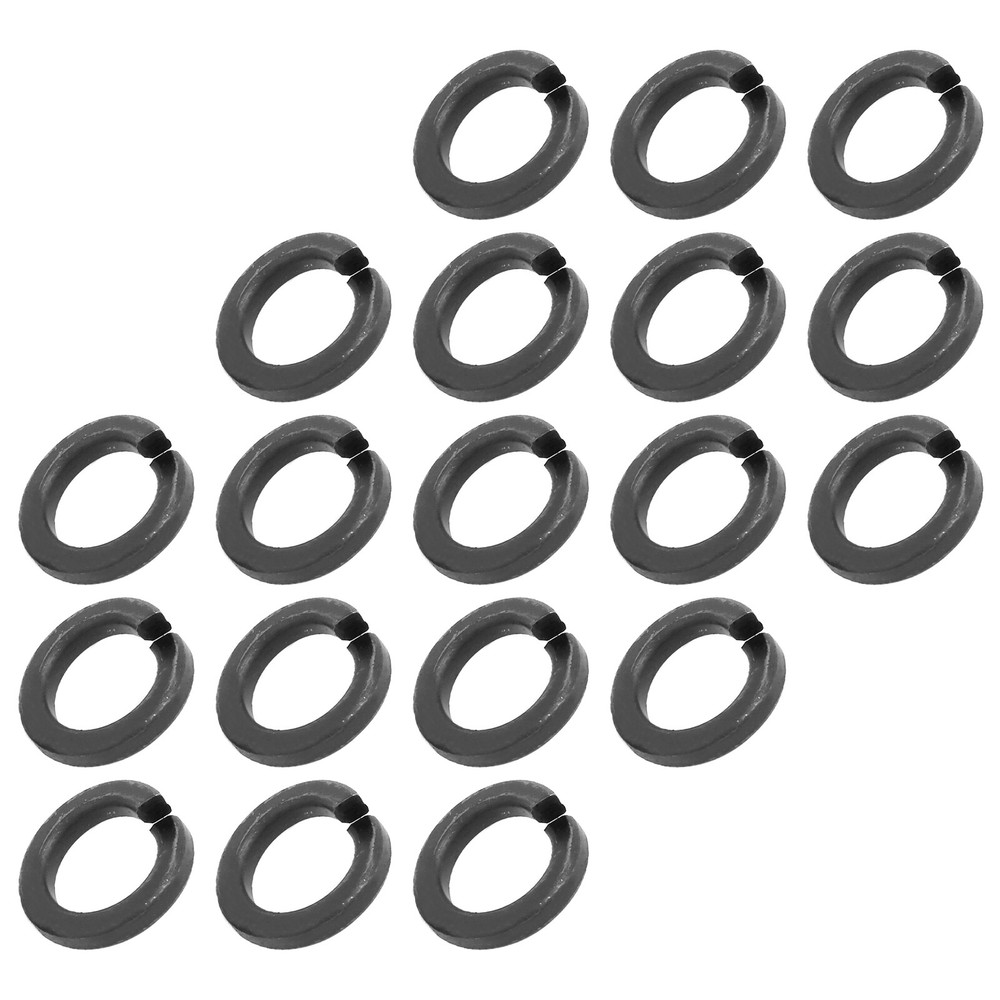 Split Lock Washer (M10) 50Pcs, Carbon Steel Spring Lock Washer Elastic Gasket