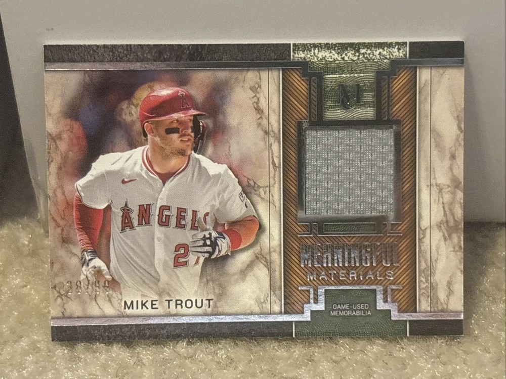 🔥RELIC /99🔥Mike Trout 2025 Topps Museum Collection #MMR-MT
