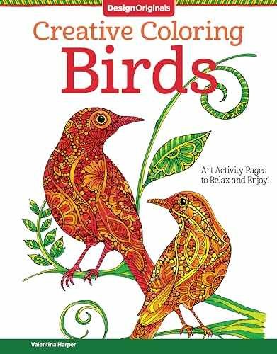Creative Coloring Birds: Art - Paperback, by Valentina Harper - Very Good