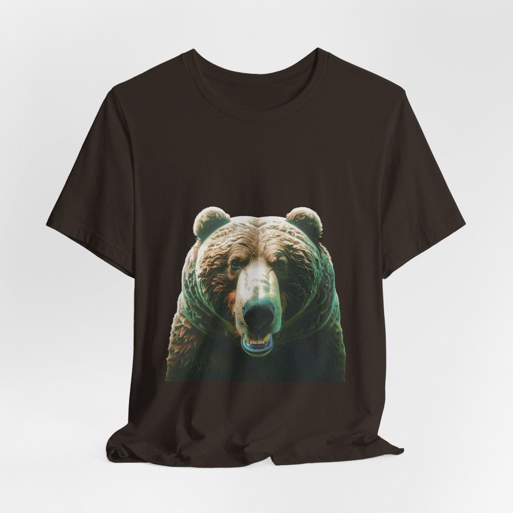 Roaring Grizzly Bear T-Shirt | Wildlife Nature Graphic Tee