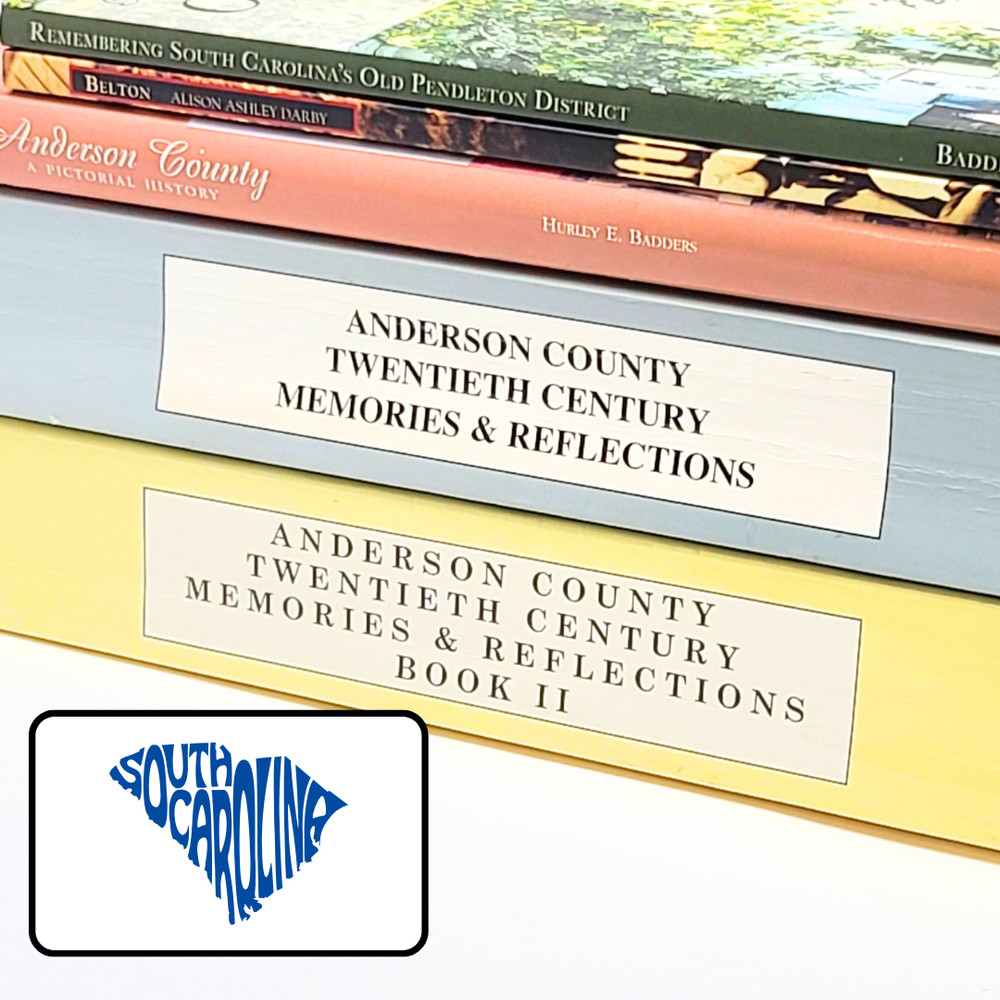 LOT: Anderson County SC HISTORY BOOKS Old Pendleton District Belton Pictorial