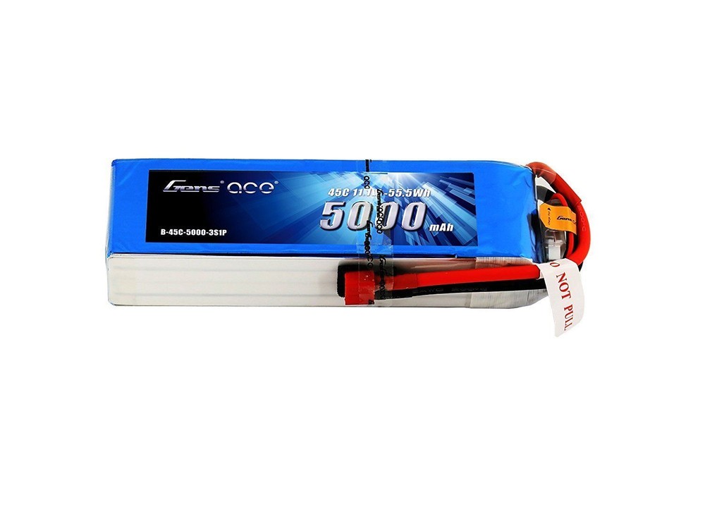 Gens Ace 5000mAh 11.1V 3S 45C LiPo Battery for Turnigy Arrma Traxxas Redcat RC-image