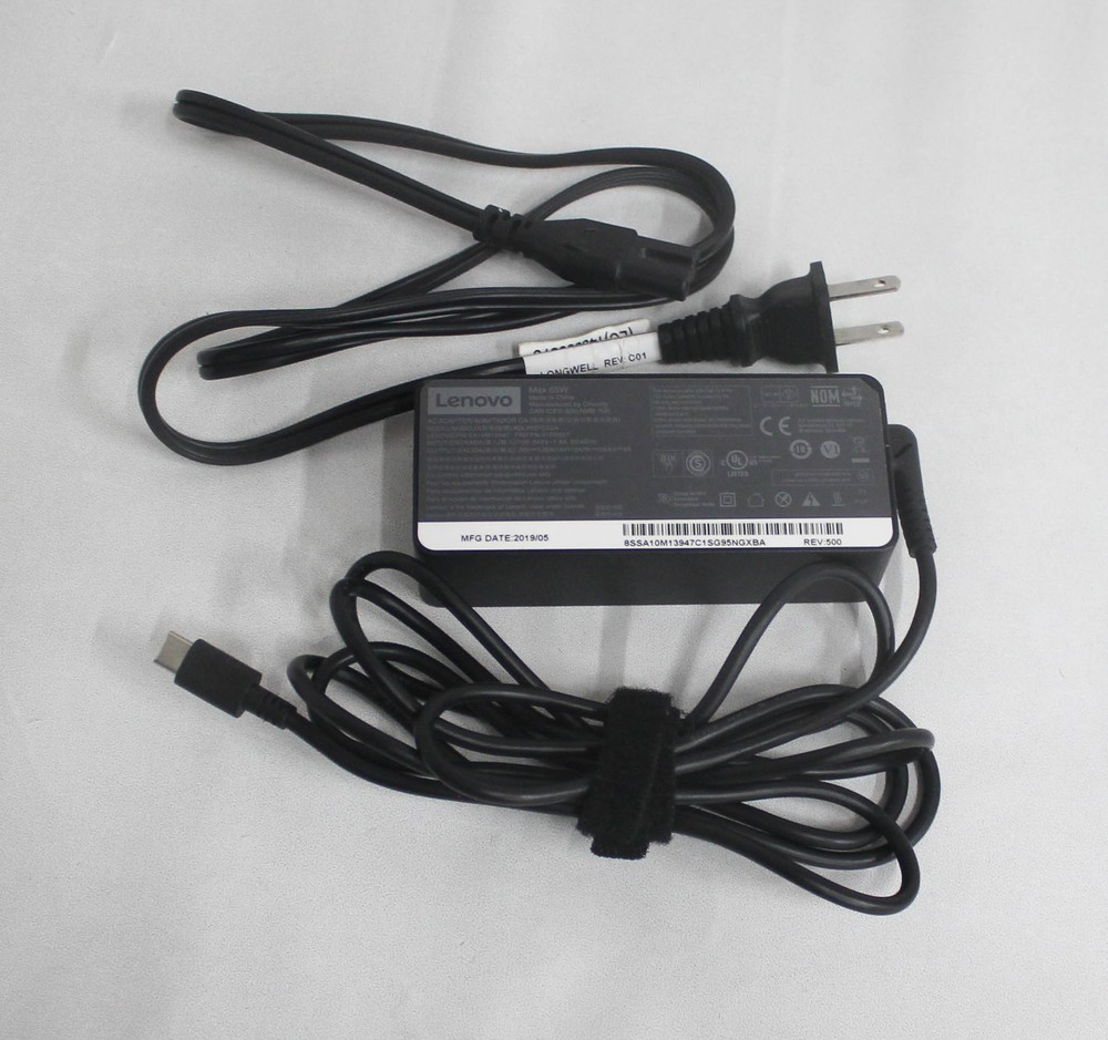 Lenovo ADLX65YCC2A 65W 20V 3.25A AC Adapter for Yoga C740-15IML 81TD Series Laptop Charger-image