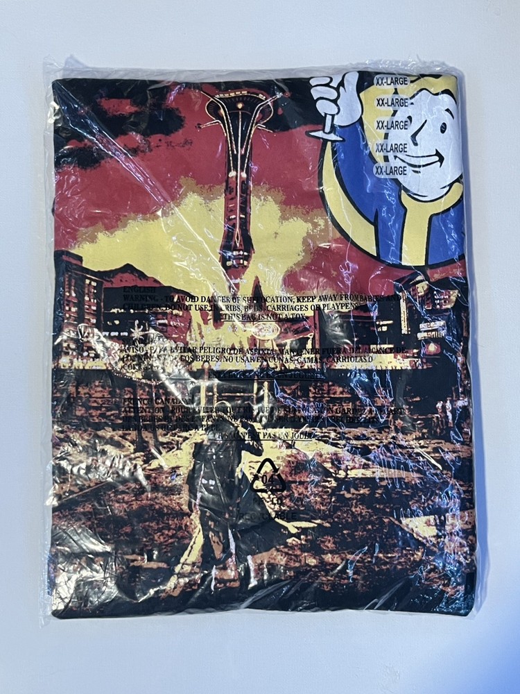 Fallout New Vegas GameStop Exclusive T-Shirt 2XL NEW