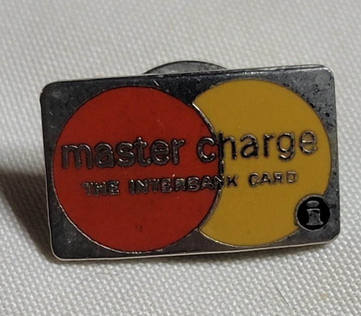 Vintage Master Charge Mastercard Lapel Pin