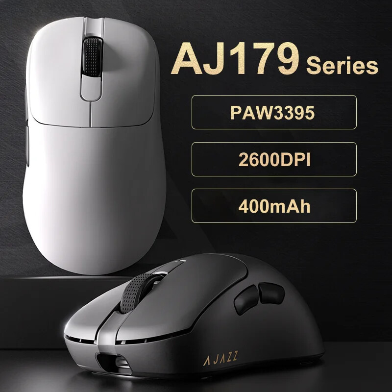 Ergonomic Wired Wireless Gaming Mouse with Magnetic Charging Base and Macro Support