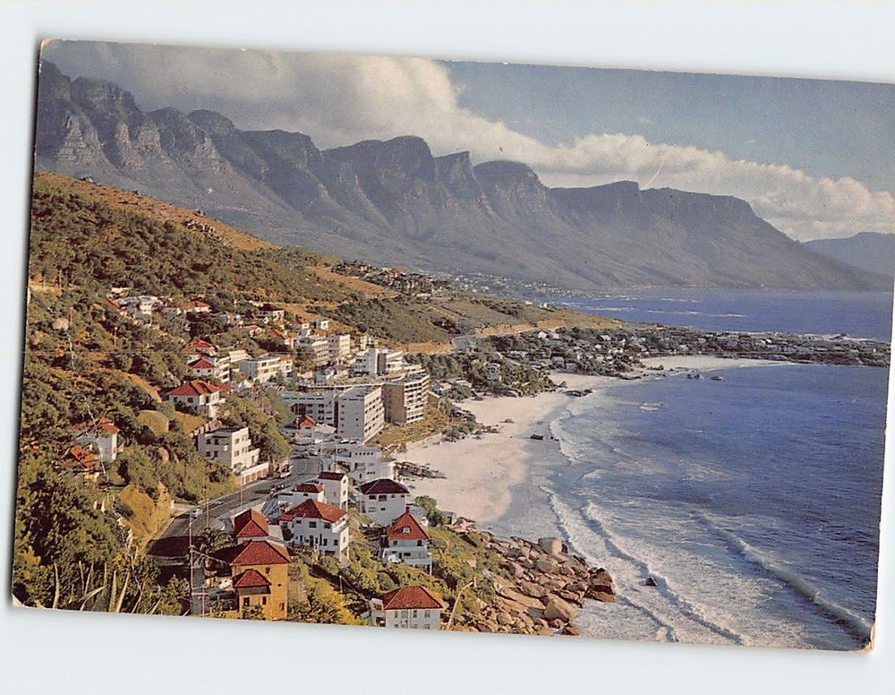 Postcard Aerial View Clifton Cape South Africa