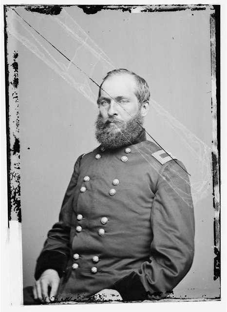 Photo:James A Garfield Civil War Soldier Portrait 1860s Military Uniform