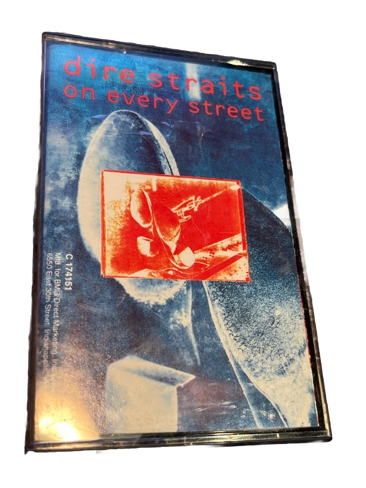DIRE STRAITS On Every Street 426680 SR Dolby HX Pro B NR Cassette Tape