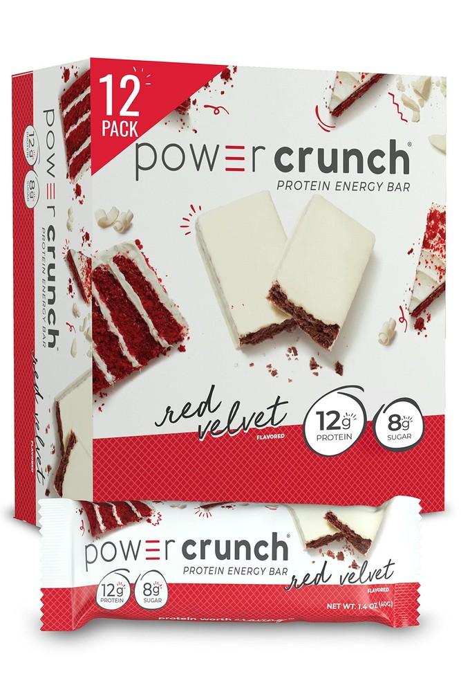 Protein Wafer Bars, High Protein Snacks with Delicious Taste, Red Velvet, 1.4...