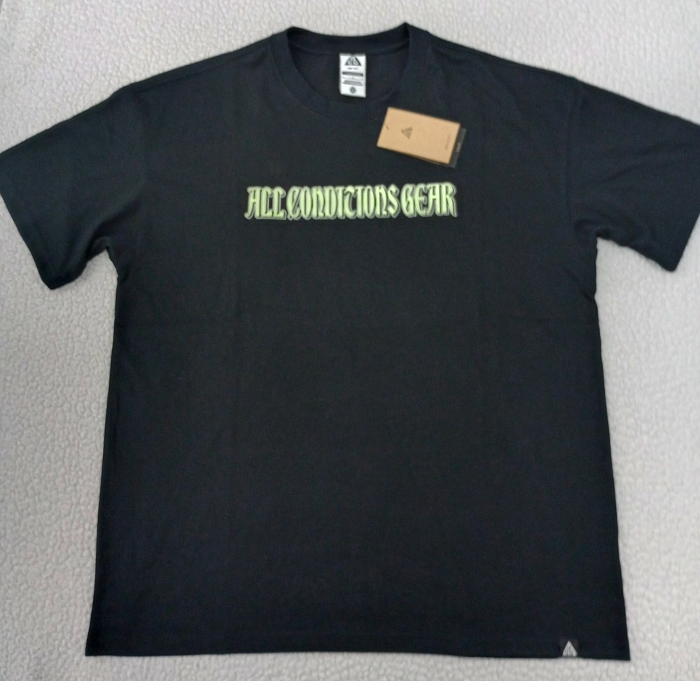 Nike ACG Men's Dri-FIT Graphic Print Black T-Shirt Size Large