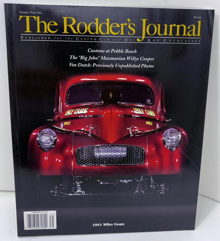 The Rodder's Journal Custom Hot Rod Magazine Issue #31 1941 Willys Coupe