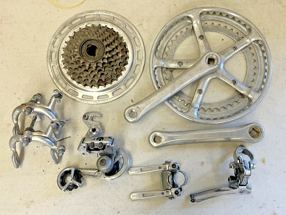Suntour Groupset Crank Freewheel Stem Shifter Caliper Brakes Front / Rear Derail