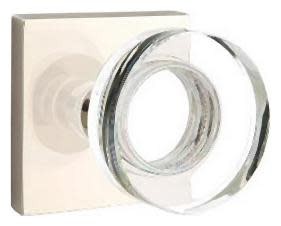 Emtek 5050MDC Modern Non-Turning Dummy Door Knob in Nickel Finish
