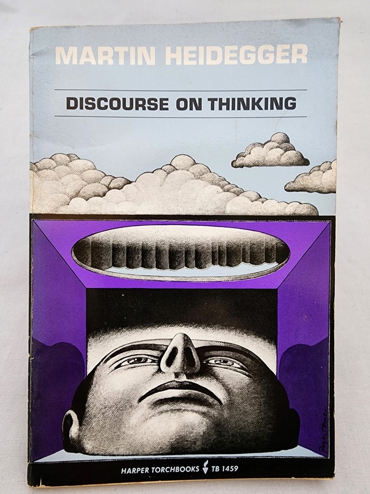 DISCOURSE ON THINKING by Martin Heidegger (Trade Paperback) *GOOD*