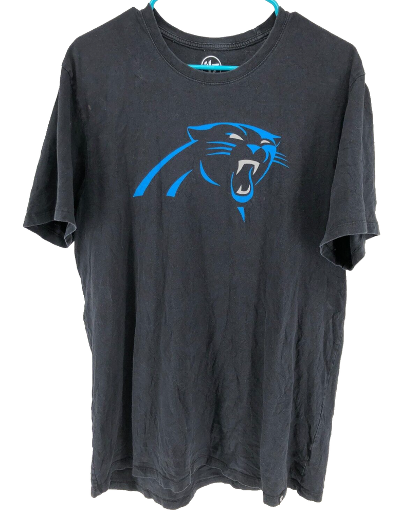 NFL Carolina Panthers Football T-Shirt Men's Size XL Black