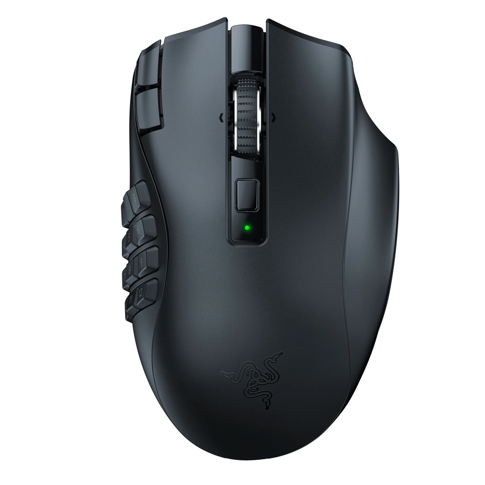 Naga V2 Hyperspeed Wireless Gaming Mouse with AA Battery in Black