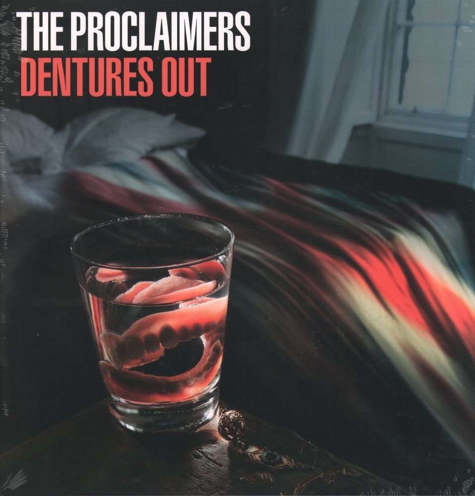 Proclaimers Dentures Out LP vinyl Europe Cooking Vinyl Limited 2022 brand new