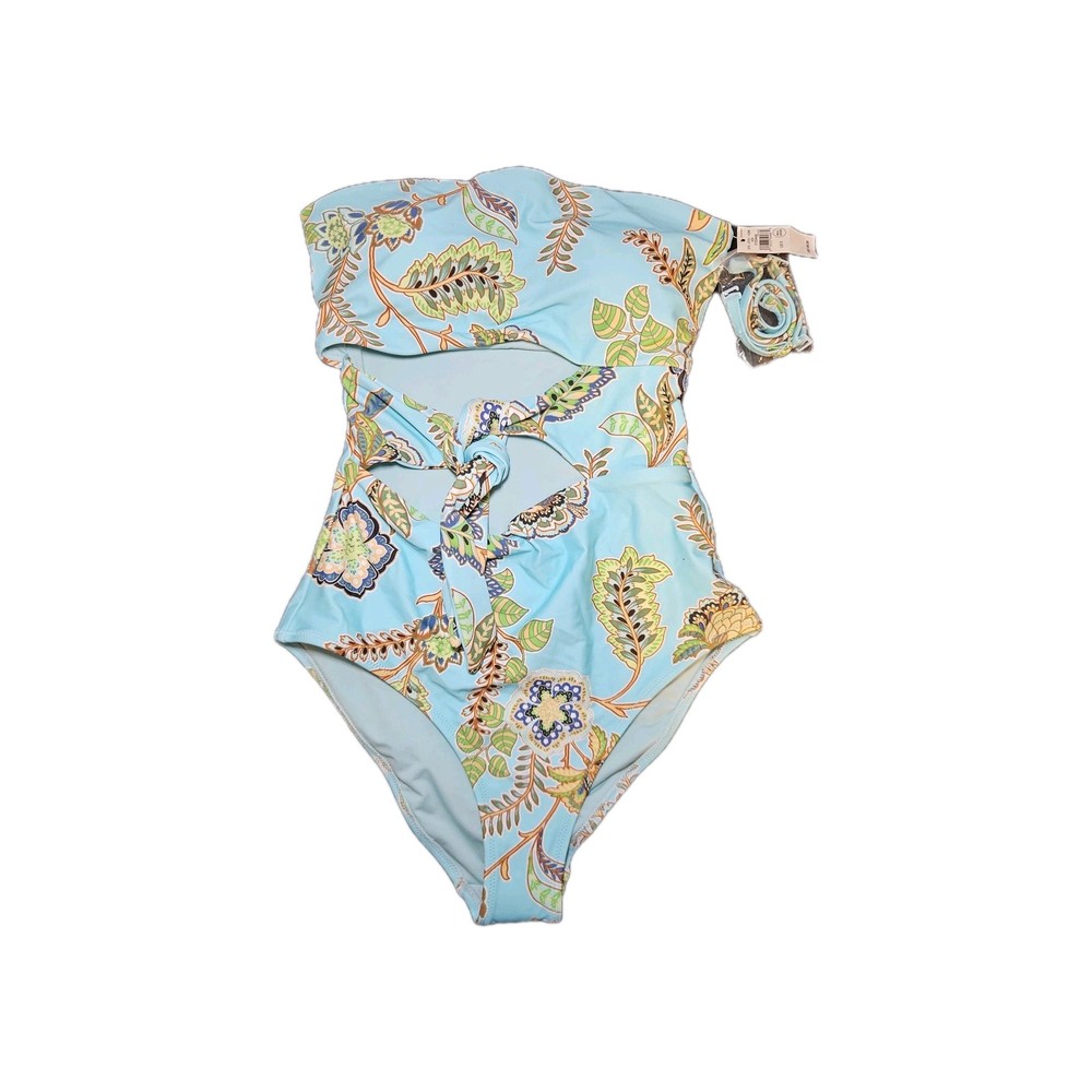 Aerie Wrap Strapless One Piece Cutout Swimsuit Size Small
