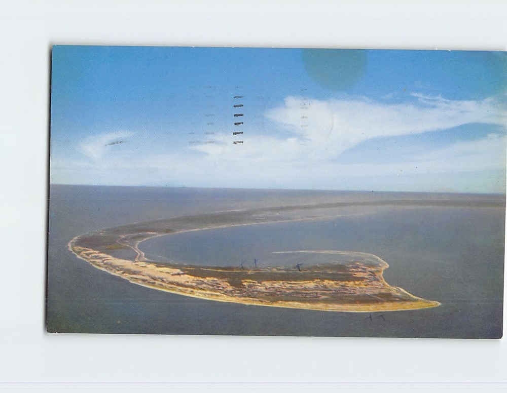 Postcard Aerial View Tip of Cape Cod Massachusetts USA