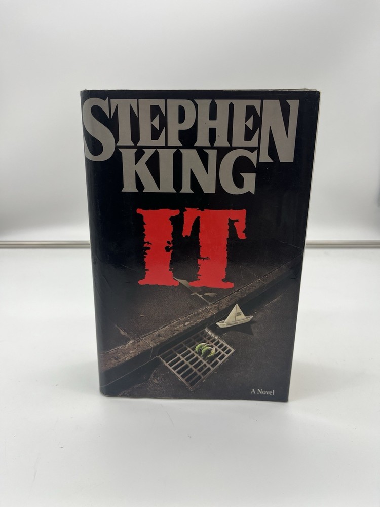 It Stephen King 1986 Hardcover Book Club Edition BCE Viking Horror HCDJ