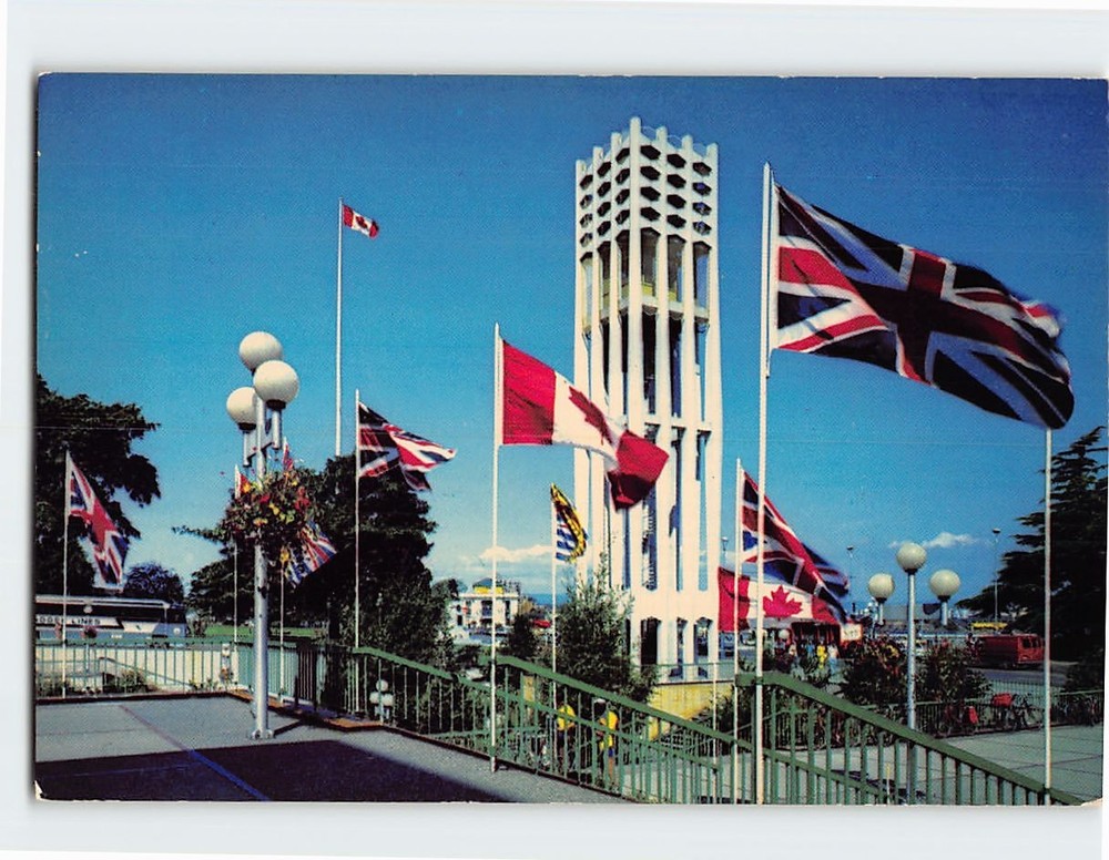Postcard Carillon Tower Victoria Canada