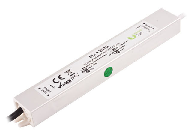 Led Transformer Driver Power Supply Ip67 230V - 12V 2.5A 30W