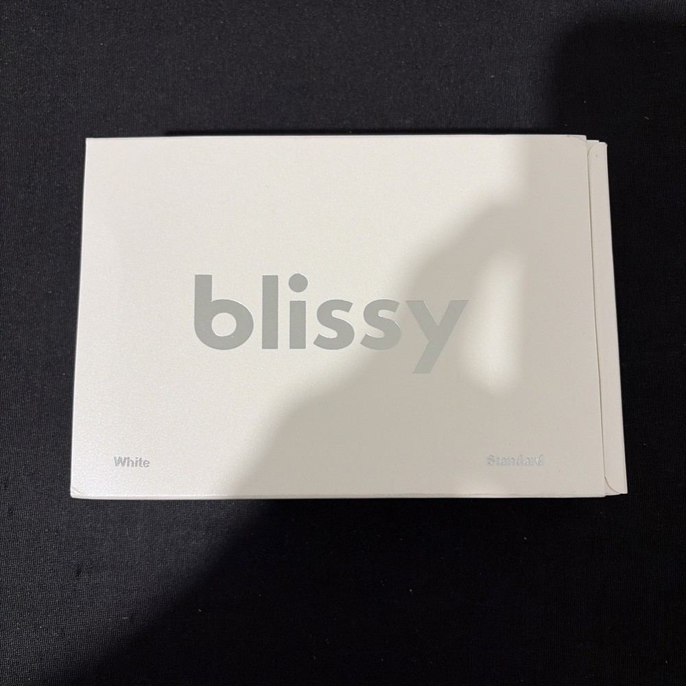 Blissy 100% Mulberry Silk Pillowcase White Standard NEW  WHITE STANDARD BLISSY