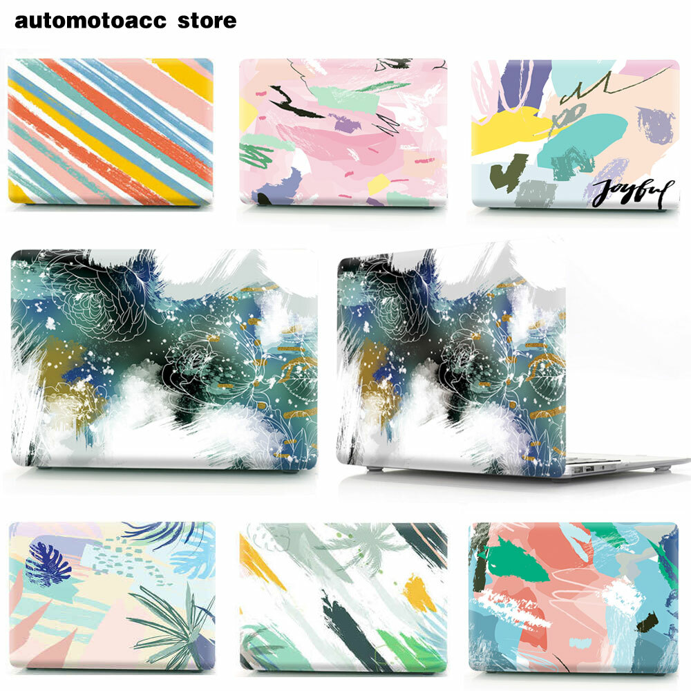 Abstract Graffiti Print Cover For Macbook M4 Pro 16 14 Air 13 15 11 12 inch 2024-image
