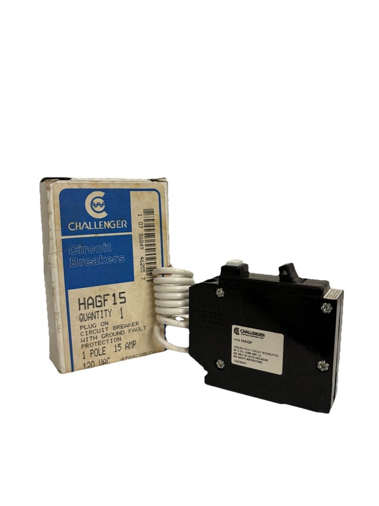 Challenger HAGF15 15 Amp Plug On Ground Fault Circuit Breaker